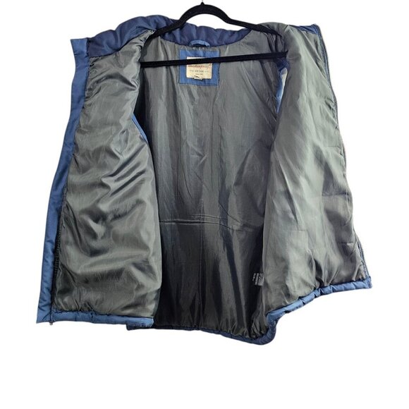 Weatherproof Original Vintage Men's Sleeveless Puffer Blue Vest - Picture 3 of 6